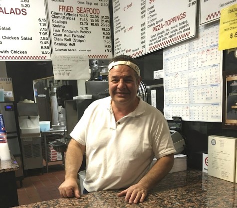 Joseph Casale, one of the founders of Celebrity Pizza on mount Auburn Street in Watertown.Celebrity Pizza Watertown