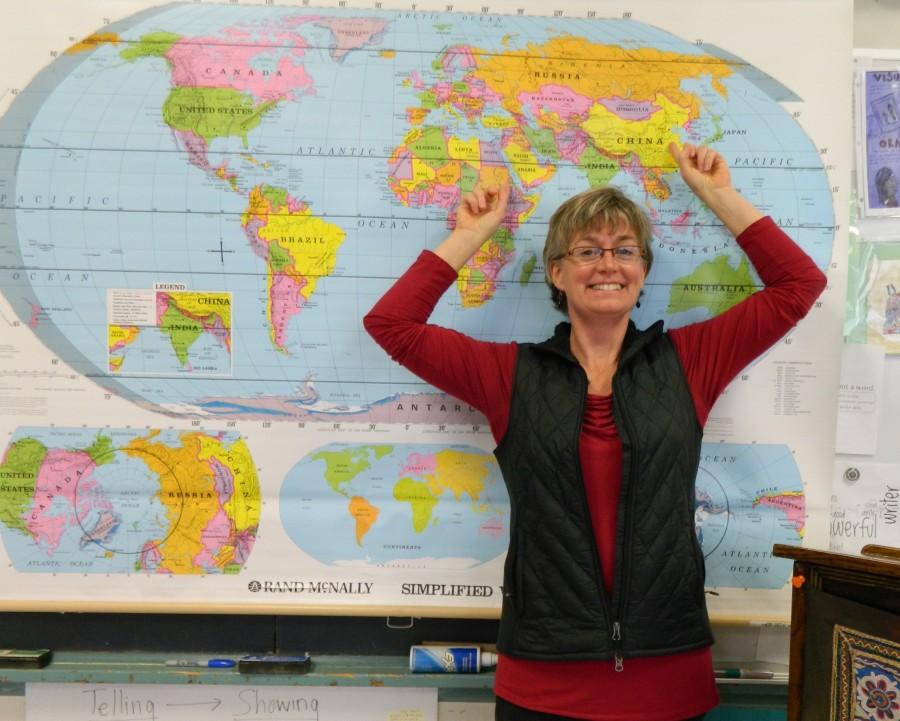 Kerri Lorigan, a seventh-grade humanities teacher at Watertown Middle School, is in the middle of a six-month journey around the globe with her family.