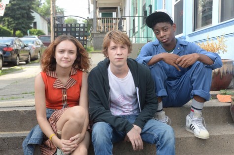 Olivia Cooke, Thomas Mann, and RJ Cyler (left to right) star in "Me and Earl and the Dying Girl" 