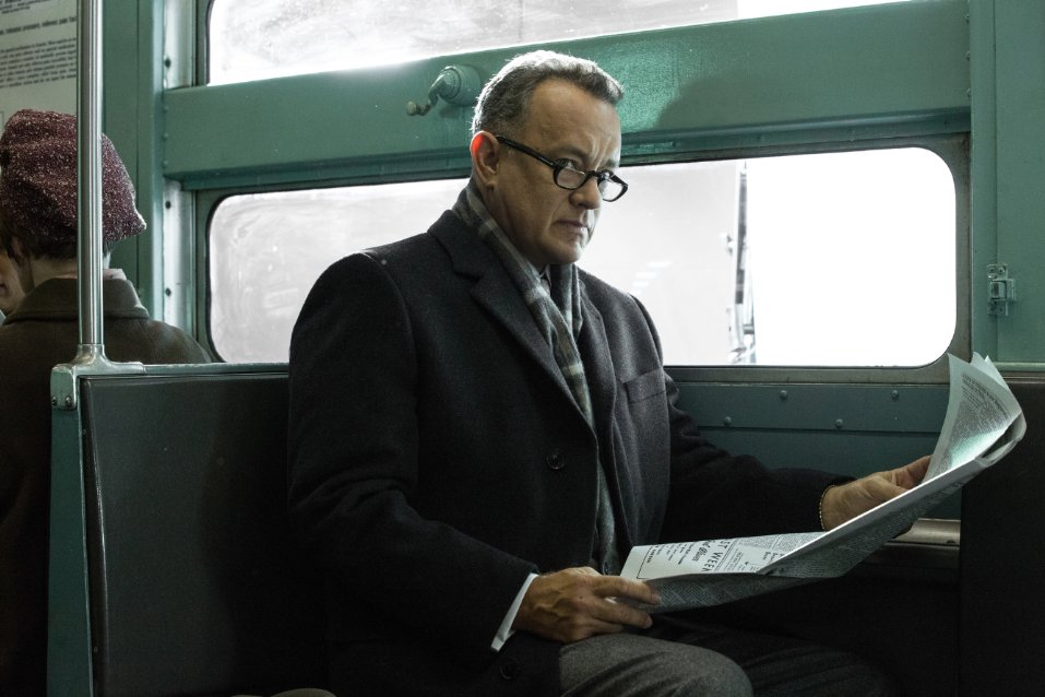 Tom Hanks plays James Donovan in Steven Spielberg's new Cold War movie