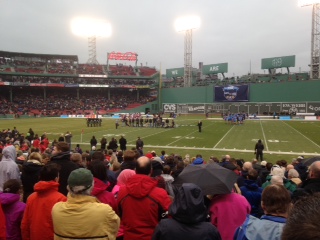 Galway and Dublin played a hurling match at Fenway Park on Sunday, Nov. 22, 2015.