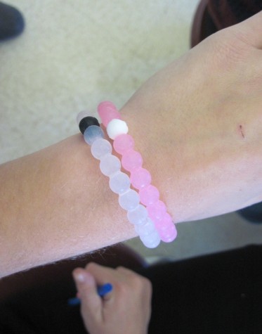 Lokai bracelets are a mix of fashion and statement, and are a trend this fall at Watertown Middle School.