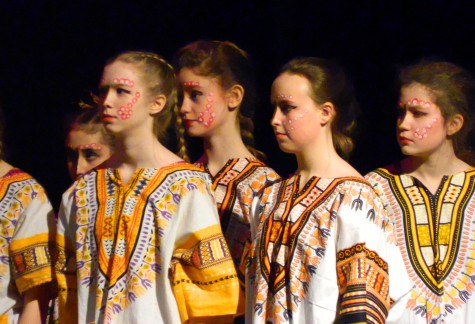 A scene from the Watertown Middle School production of Disney's "The Lion King, Jr" which will be performed March 2, 3, and 4, 2016. The pre-show starts at 6:30 p.m. with an African drum ensemble and dancing. and the curtain rising at 7 p.m. Tickets are available at the door: $7 adults, $5 students and seniors.