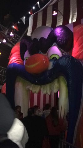 Entering a giant clown mouth is just one of the scares to be found at Canobie Lake Park during Screemfest.