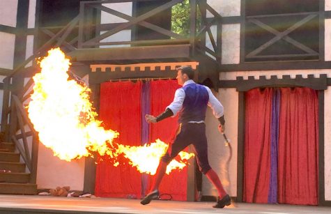 Jacques Ze Whippeur and his flaming whip are one of the many shows to be found at King Richards Faire in Carver, Mass., through Oct. 22, 2017.