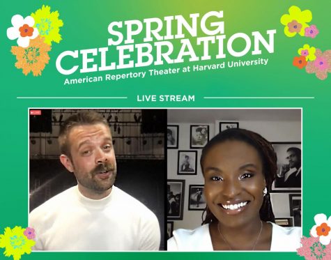 Broadways Brittney Mack (right) and A.R.Ts Mark Lunsford were co-hosts for the Spring Celebration put on by the American Repertory Theater on June 5, 2021.